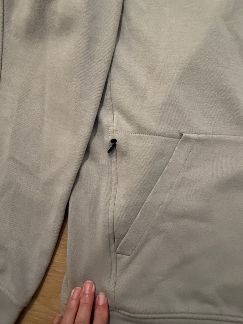 CSG Light Gray Two-Piece Hoodie & Jogger Set with Black Trim - Picture 6 of 12